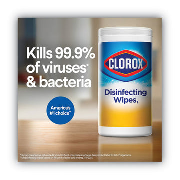 Clorox® Disinfecting Wipes, 7 X 8, Fresh Scent-citrus Blend, 75-canister, 3-pk freeshipping - TVN Wholesale